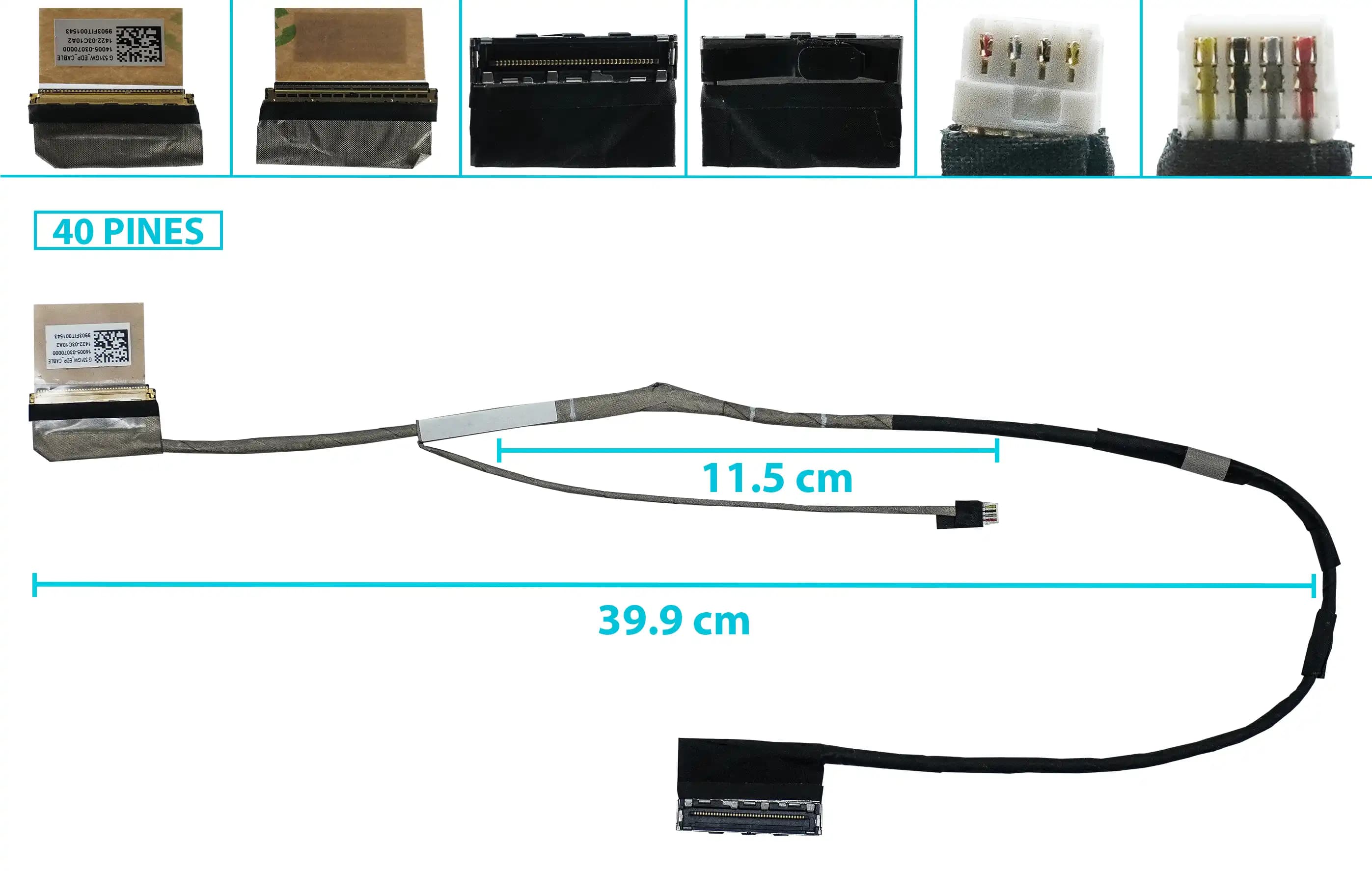 FLEX DE VIDEO ASUS G531GW G531GD G531GU G531GV 1422-03C10A2 40 PINES — imagen 1