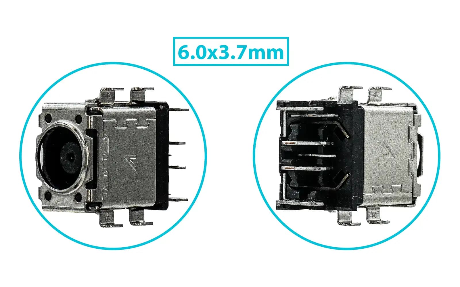 PIN DE CARGA DC JACK ASUS ZEPHYRUS M15 GU502LU SIN CABLE — imagen 1