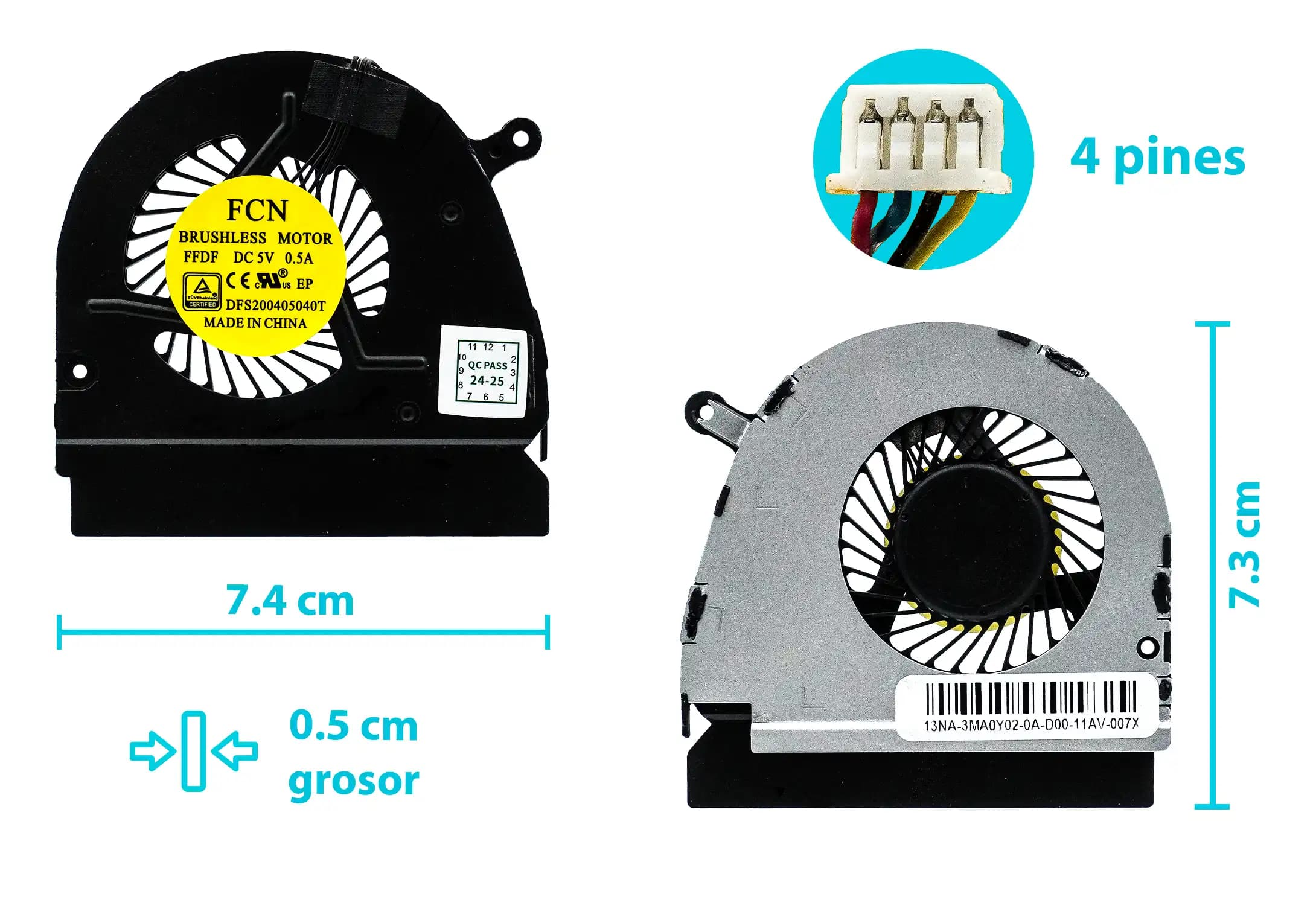 COOLER DELL VOSTRO 5460 V5460 V5470 5470 V5480 5480 14Z-3526 14-5439 — imagen 1