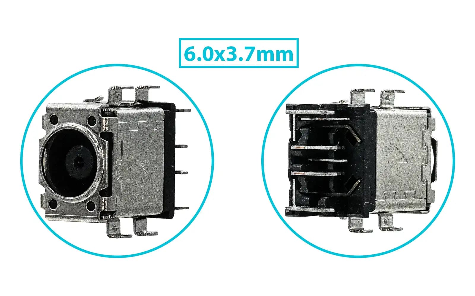 PIN DE CARGA DC JACK ASUS ROG STRIX G15 G512 G531 GL531 G531GT G531GV SIN CABLE — imagen 1