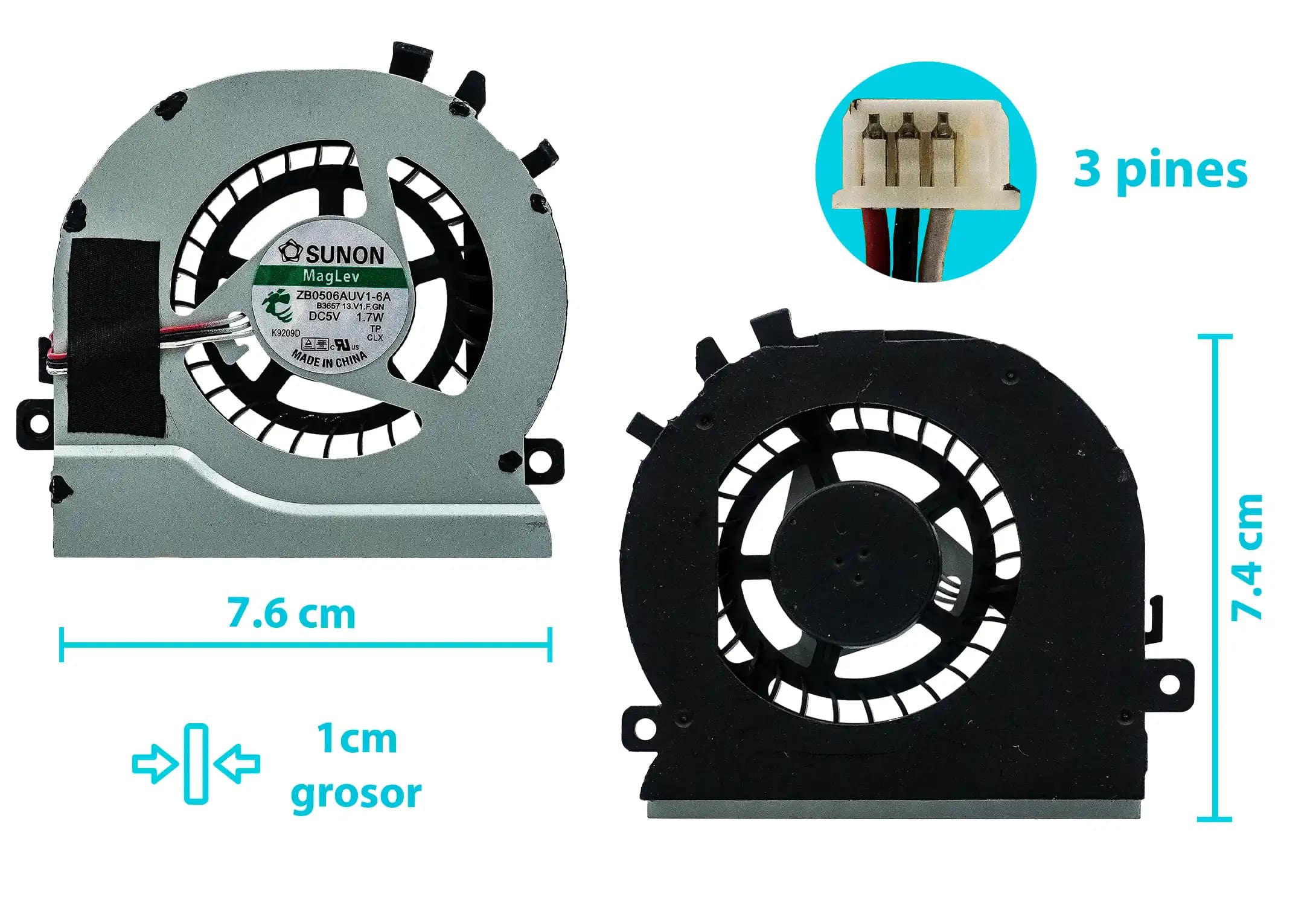 COOLER SAMSING NP300E5E NP300E5V NP300E4E NP300E4V NP275E5E — imagen 1