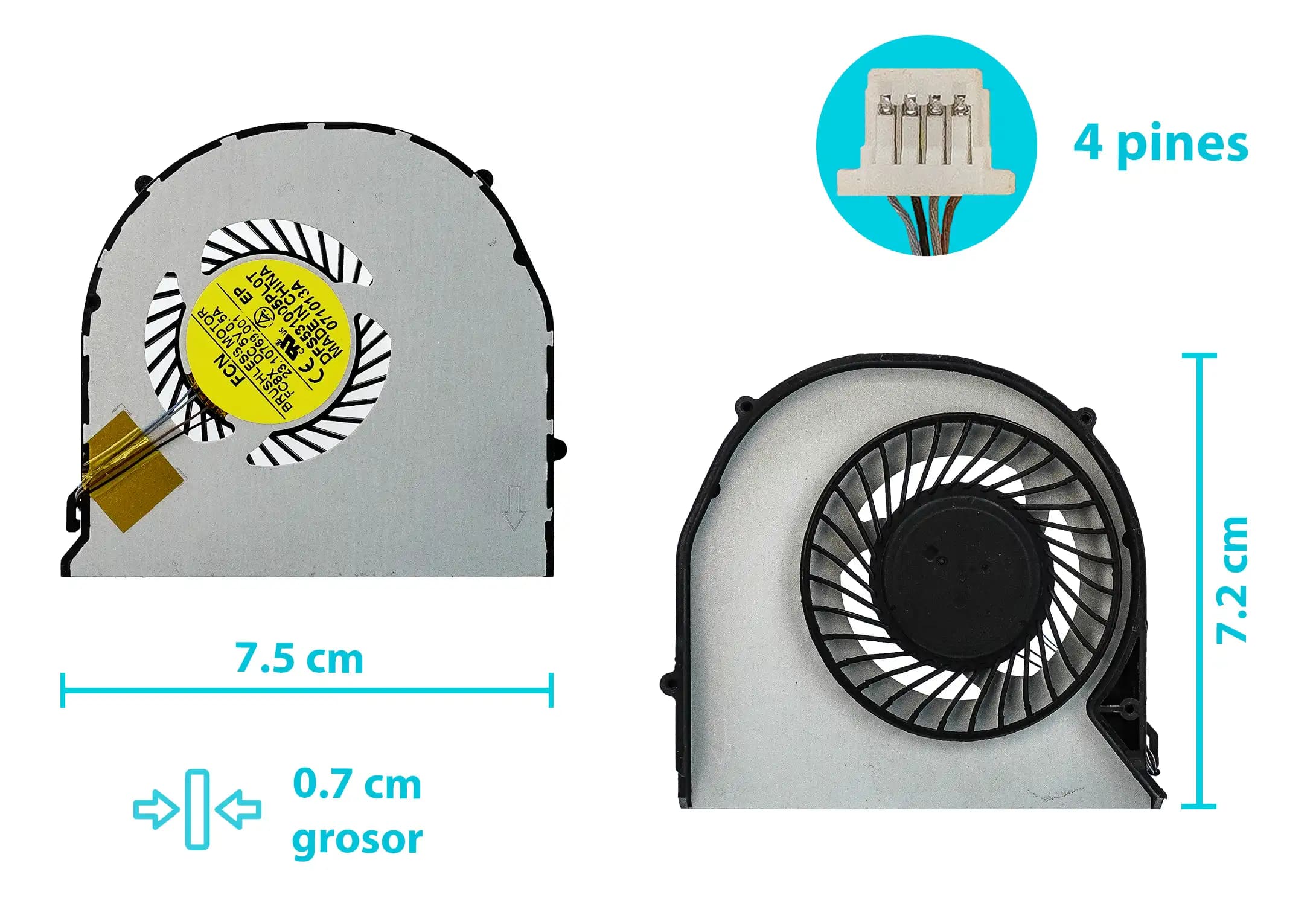 COOLER ACER ASPIRE E1-472 E1-472G E1-472P — imagen 1
