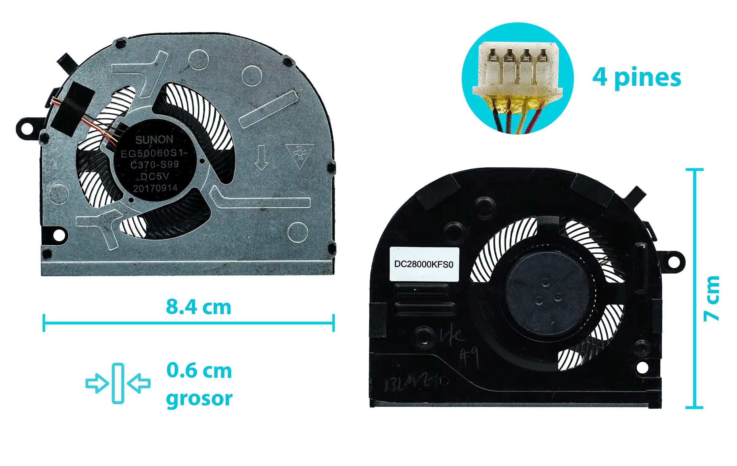 COOLER LENOVO V130-14IKB V130-14ARR V330-14ISK V330-14IKB V330-14IGM (4 LINES) — imagen 1