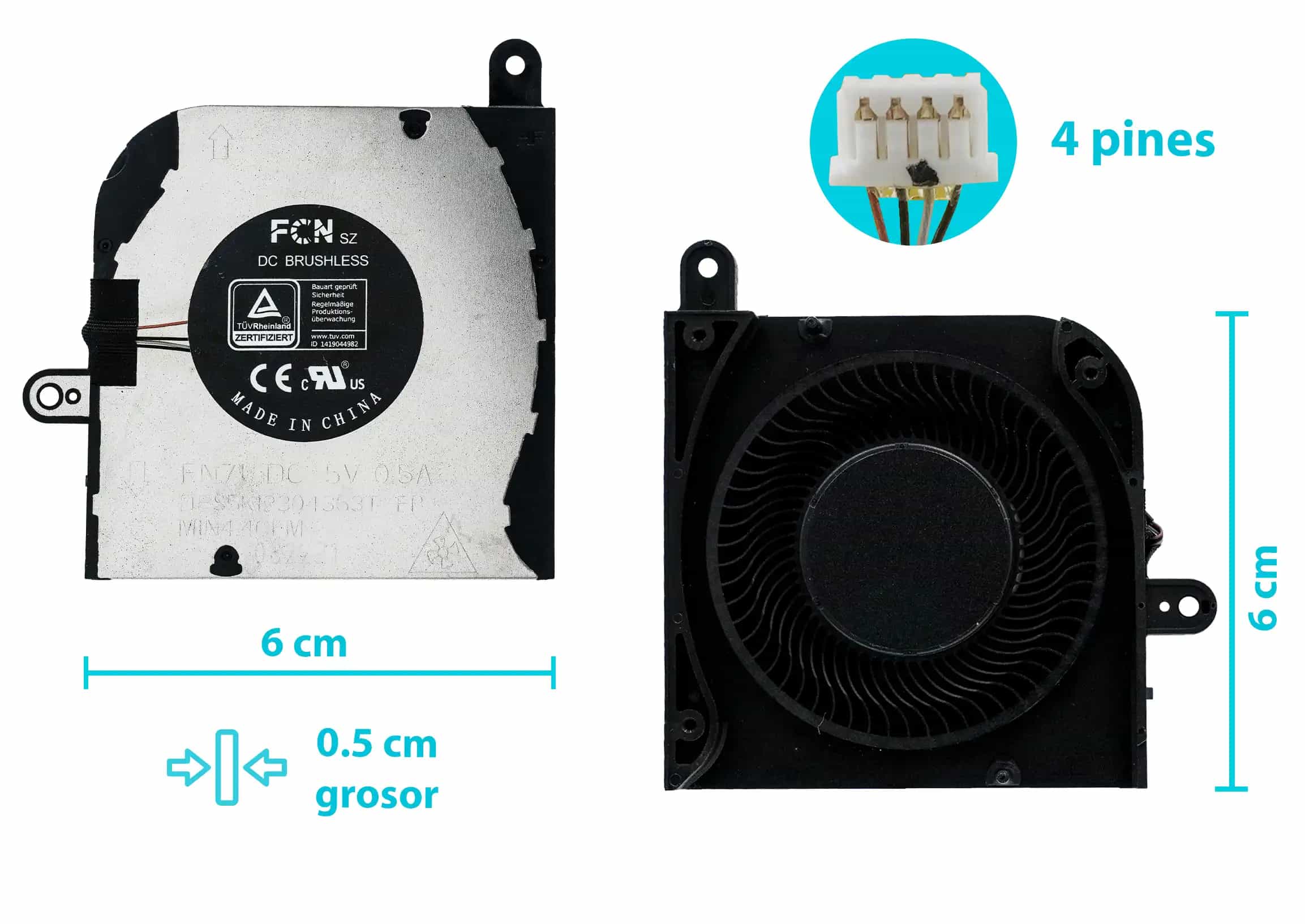 COOLER DELL LATITUDE 5420 0HX40M (4 LINES)
