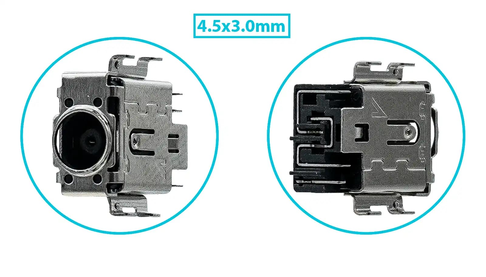 PIN DE CARGA DC JACK ASUS ZENBOOK 15 UX533FD UX533FN Q537FD UX535 UX535L UX535LI 4.5x3.0mm SIN CABLE — imagen 1