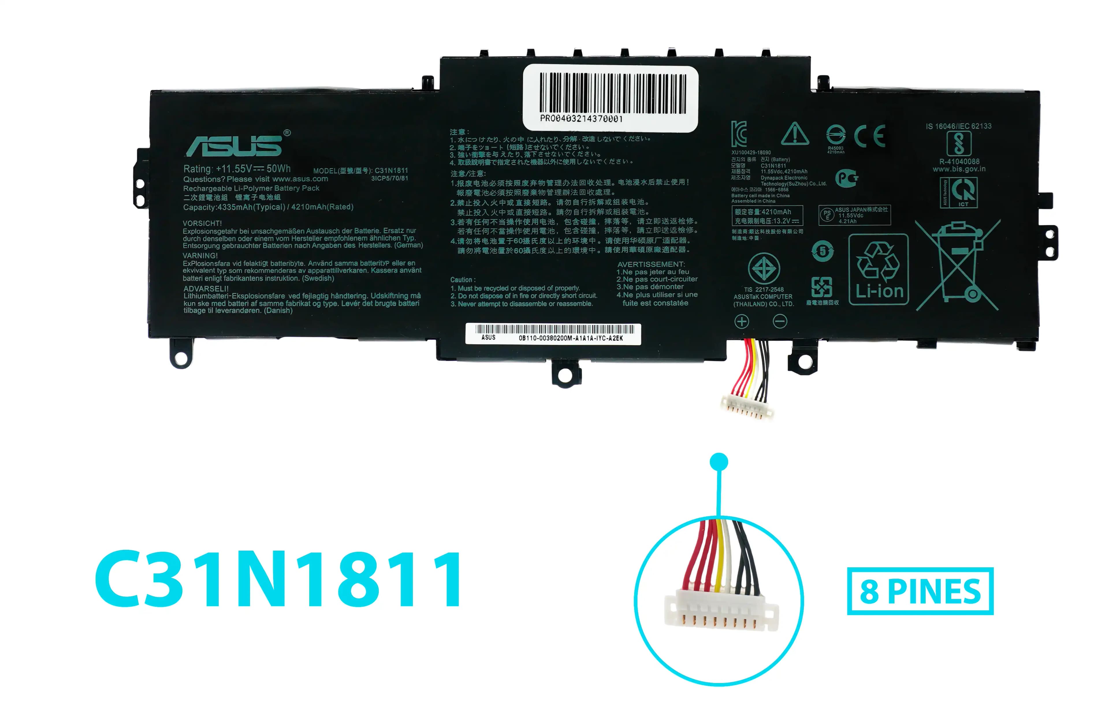 BATERIA LENOVO THINKBOOK 14-IML 20RV 14-IIL 20SL 15-IML 20RW 20SM 15 G2 L19L3PF8 L19M3PF1 INTERNA *ORIGINAL* — imagen 1