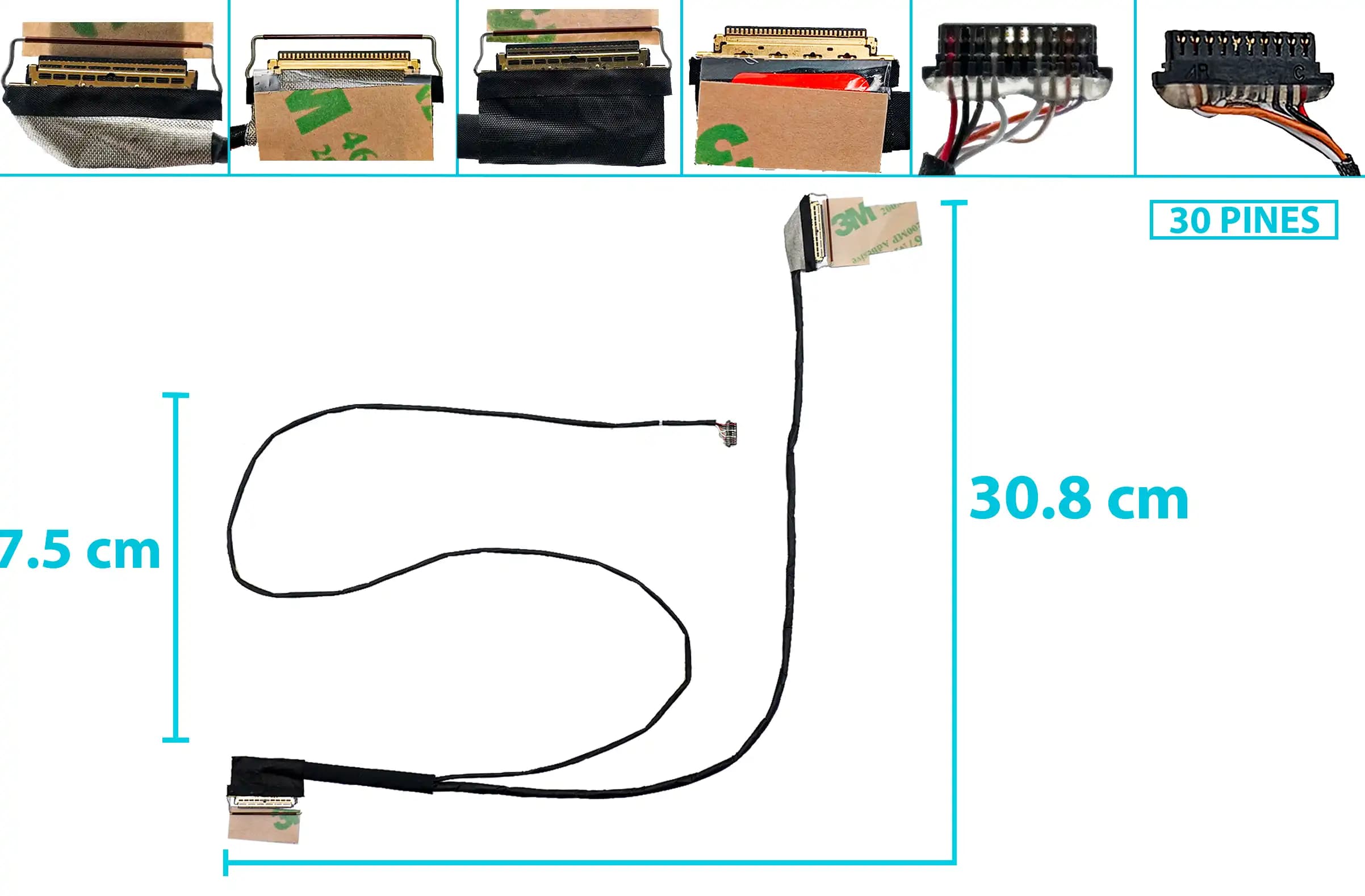 FLEX DE VIDEO ASUS VIVOBOOK 15 E1504G E1504F E1504 1422-04160AS 1422-04190AS 30 PINES — imagen 1