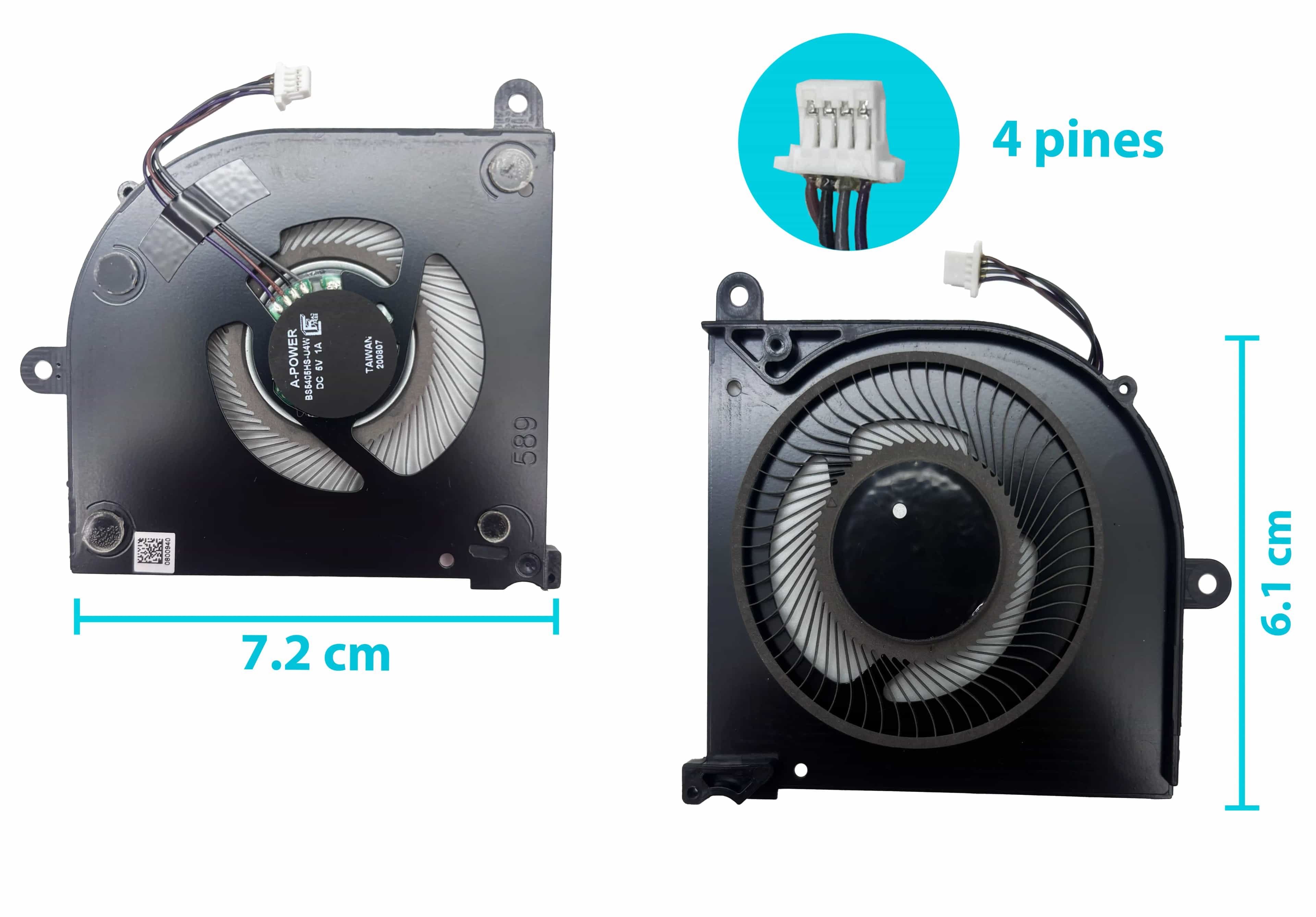 COOLER MSI CPU GPU TEALTH 15M A11UEKV-009US MS-1563