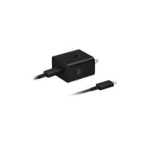 CARGADOR DE PARED SAMSUNG EP-T4511XBE 45W USB-C NEGRO-CABLE — imagen 1