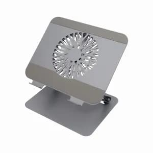 STAND Portable Notebook-Tablet Aluminium con Ventilador L121 Gris — imagen 2