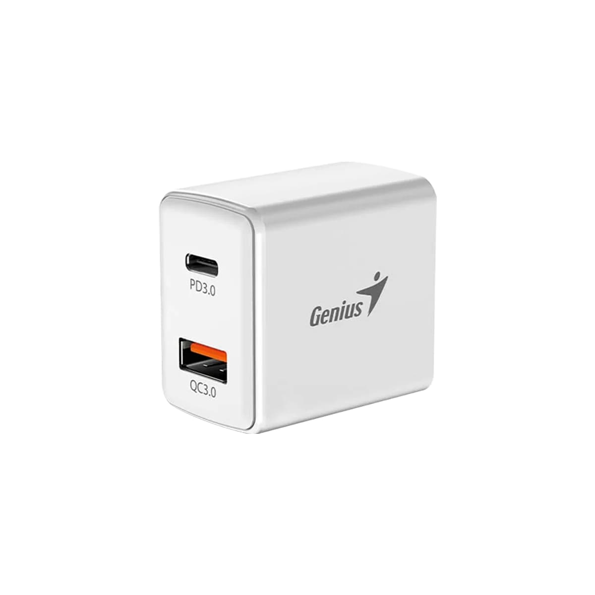 CARGADOR GENIUS PD-20AC 20W DUAL USB 3.0 - USB-C WHITE — imagen 6