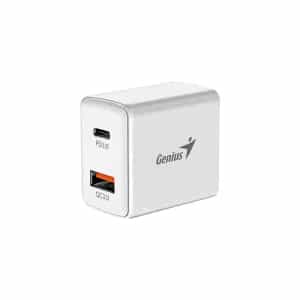 CARGADOR GENIUS PD-20AC 20W DUAL USB 3.0 - USB-C WHITE