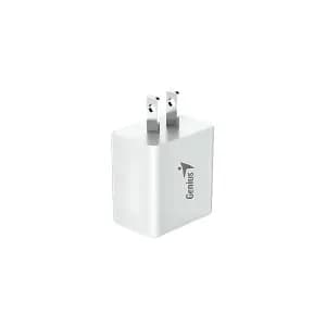 CARGADOR GENIUS PD-20AC 20W DUAL USB 3.0 - USB-C WHITE — imagen 3