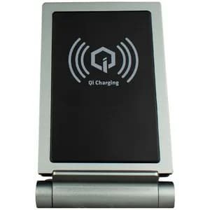 STAND SMART-PHONE QUASAD WP-2 WITH CARGADOR QI WIRELESS METALICO NEGRO — imagen 3