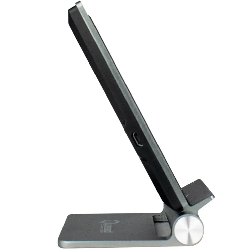 STAND SMART-PHONE QUASAD WP-2 WITH CARGADOR QI WIRELESS METALICO NEGRO — imagen 7