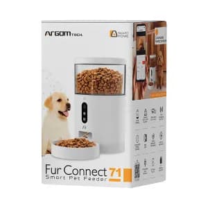 COMEDOR INTELIGENTE ARGOM PARA MASCOTAS FURCONNECT 71 4Lts. Camara 4MP BT WF BLANCO — imagen 3
