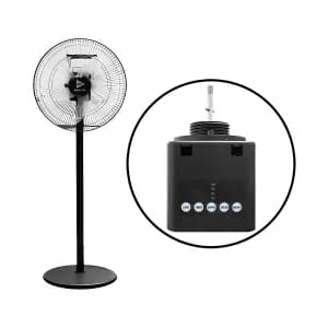 VENTILADOR RECARGABLE 16Pulgadas Recargable LED Duracion Batr. 3.5H Full Carga - Medio Bajo 40H — imagen 2