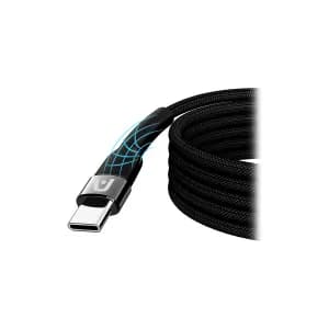 CABLE ARGOM CB-0050BK TYPE-C TO TYPE-C 100W NYLON BRAIDED DURA SPEED 3.0M BLACK — imagen 4