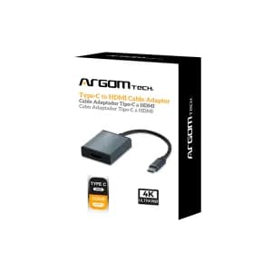 ADAPTADOR ARGOM TYPE C TO HDMI 15CM NEGRO — imagen 3