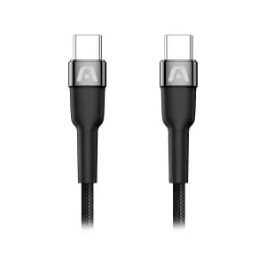 CABLE ARGOM DURASPEED TYPE-C TO TYPE-C 240W ULTRA FAST CHARGE 1.8mts Black — imagen 1