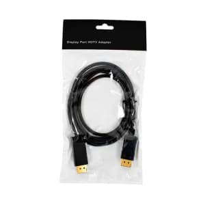 CABLE DISPLAY PORT TO HDMI PORT M-M 1.5MTS NEGRO — imagen 1