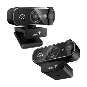 CAMARA GENIUS FACECAM OPEN 1080P FHD USB-A USB-C REC. FACIAL CON CUBIERTA DE PRIVACIDAD BLACK — imagen 4