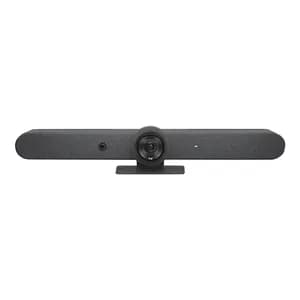 CAMARA LOGITECH RALLY BAR MINI GRAFITO SALAS PEQUENAS-IA-4X-6 MICS-3 ALTAVOCES — imagen 2