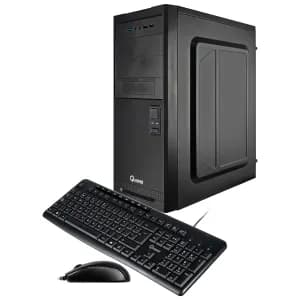 CASE QUASAD C3152 2USB3.2 USB2.0 24-4 PINES 2SATA TECL. MOU. PAR. FP-300W NEGRO — imagen 5
