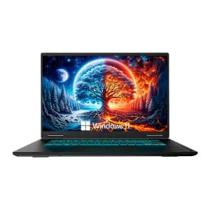 NOT. GIGABYTE GAMING A16 AMD Ryzen 7 260 16GB-DDR5 512GB-SSD 16Inch RTX-5050-8GB EFI-SHELL Black — imagen 1