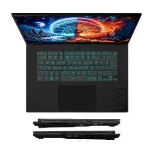 NOT. GIGABYTE GAMING A16 AMD Ryzen 7 260 16GB-DDR5 512GB-SSD 16Inch RTX-5050-8GB EFI-SHELL Black — imagen 5