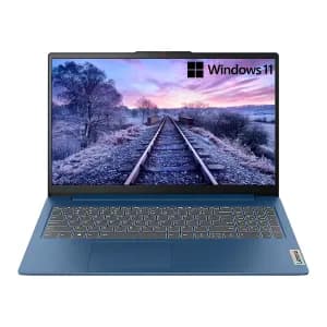 COM. LENOVO IdeaPad SLIM 3 15AMN8 RYZEN 5 8GB 512GB-SSD 15.6Pulg. FHD WIN11 ABYSS BLUE — imagen 2