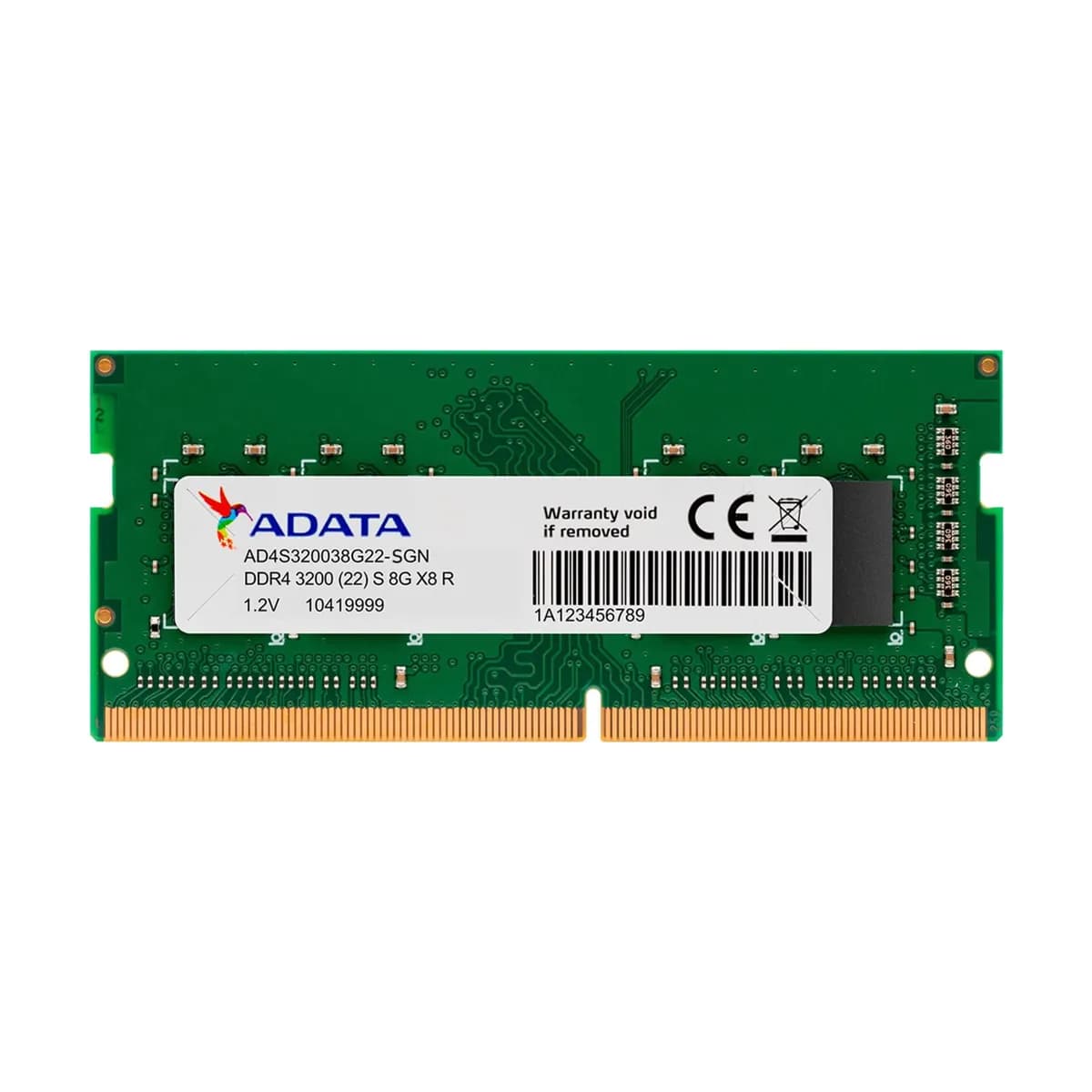 SO-DIMM ADATA 8GB PC-3200 DDR4 STD 1.2 260-PIN SGN — imagen 4
