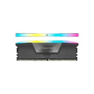 DIMM CORSAIR Vengeance RGB DDR5 6000MT-S 32GB (2 x 16GB) 288pin 1.35V CL38 Gray — imagen 4