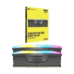 DIMM CORSAIR Vengeance RGB DDR5 6000MT-S 32GB (2 x 16GB) 288pin 1.35V CL38 Gray — imagen 5