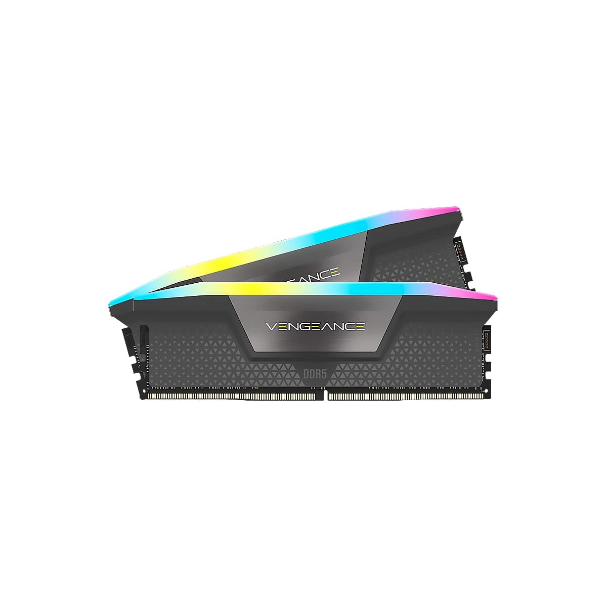 DIMM CORSAIR Vengeance RGB DDR5 6000MT-S 32GB (2 x 16GB) 288pin 1.35V CL38 Gray — imagen 6