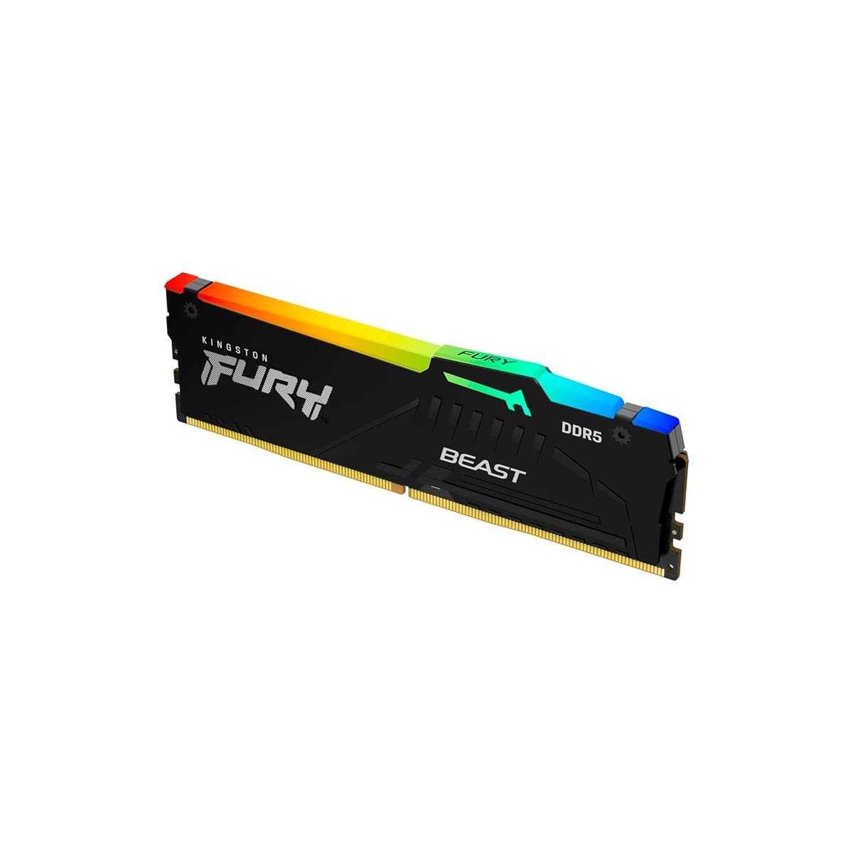 DIMM KINGSTON FURY BEAST BLACK RGB EXPO 16GB CL32 DDR5-6400MTs — imagen 5