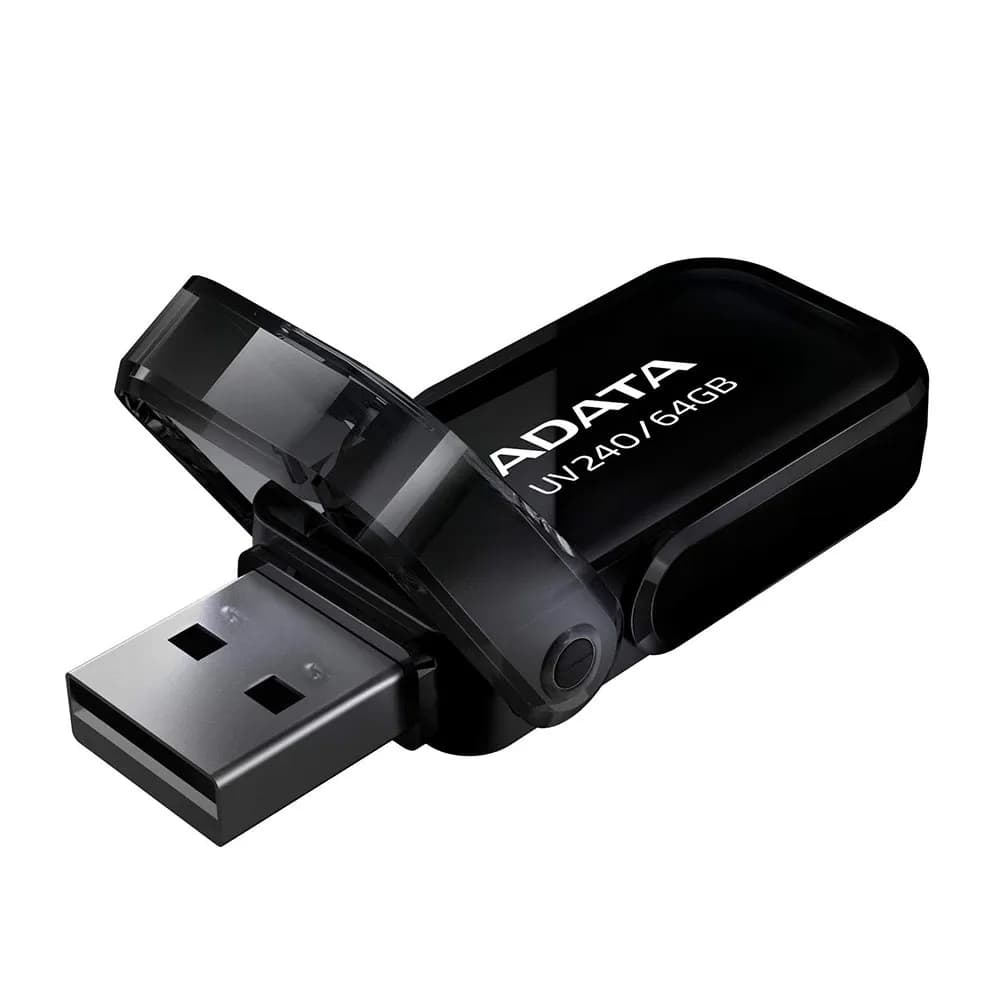 FLASH MEMORY ADATA 32GB UV240 USB 2.0 NEGRO — imagen 4