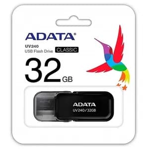 FLASH MEMORY ADATA 32GB UV240 USB 2.0 NEGRO — imagen 3