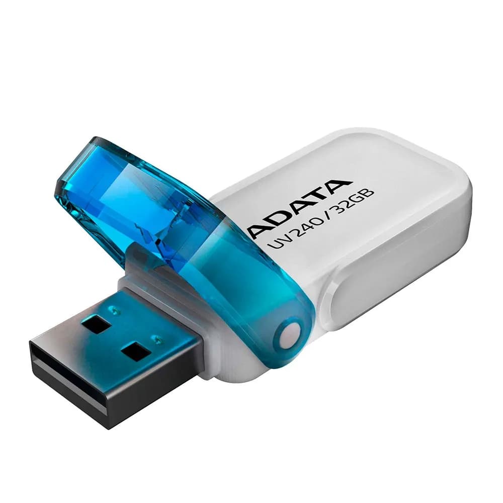 FLASH MEMORY ADATA 32GB UV240 USB 2.0 BLANCO — imagen 4