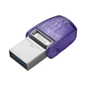 FLASH MEMORY KINGSTON 128GB DATA TRAVELER microDuo 3C TYPE-A - C PURPLE — imagen 8