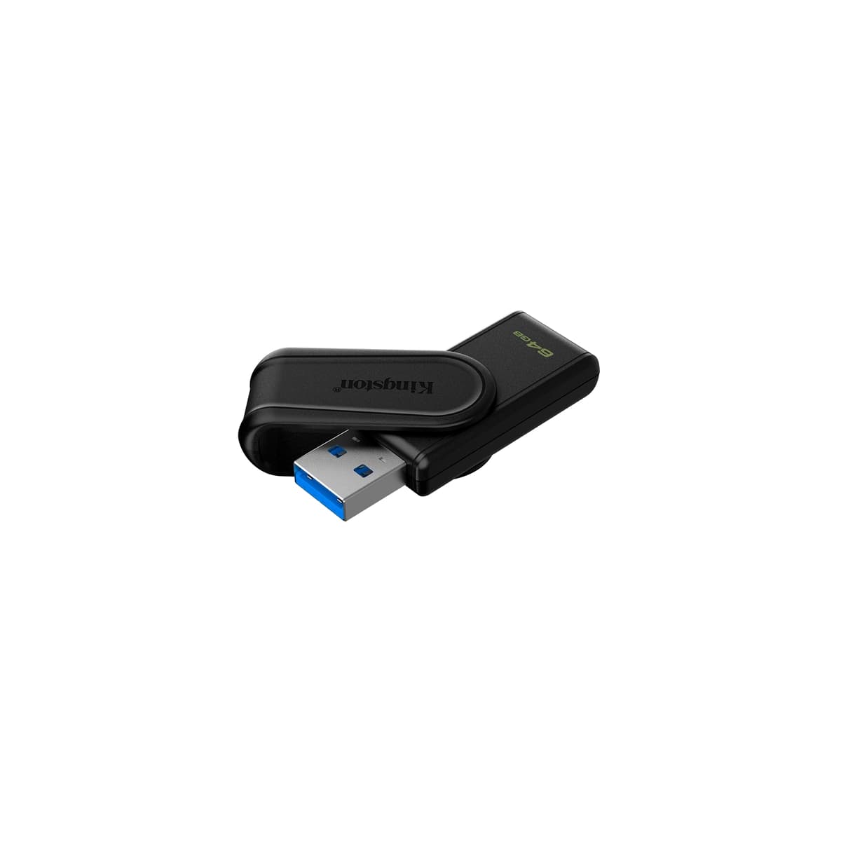FLASH MEMORY KINGSTON 64GB DATA TRAVELER EXODIA S USB 3.2 BLACK — imagen 5