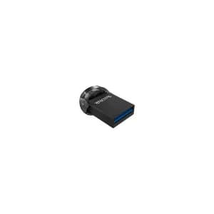FLASH MEMORY SANDISK 128GB ULTRA FIT USB 3.2 HASTA 130MBS Black — imagen 1