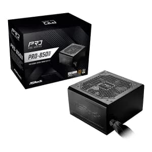 POWER SUPPLY ASROCK Pro Series 850W PRO-850B 80 Plus Bronze — imagen 2