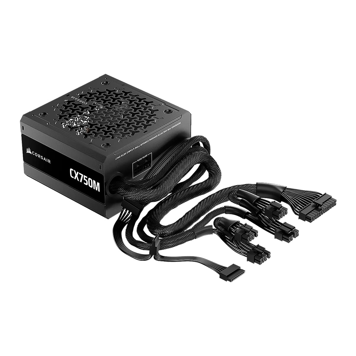 FUENTE DE PODER CORSAIR 750W CX-M CX-750M Series 80 Plus Bronze Semi-Modular Low-Noise — imagen 8