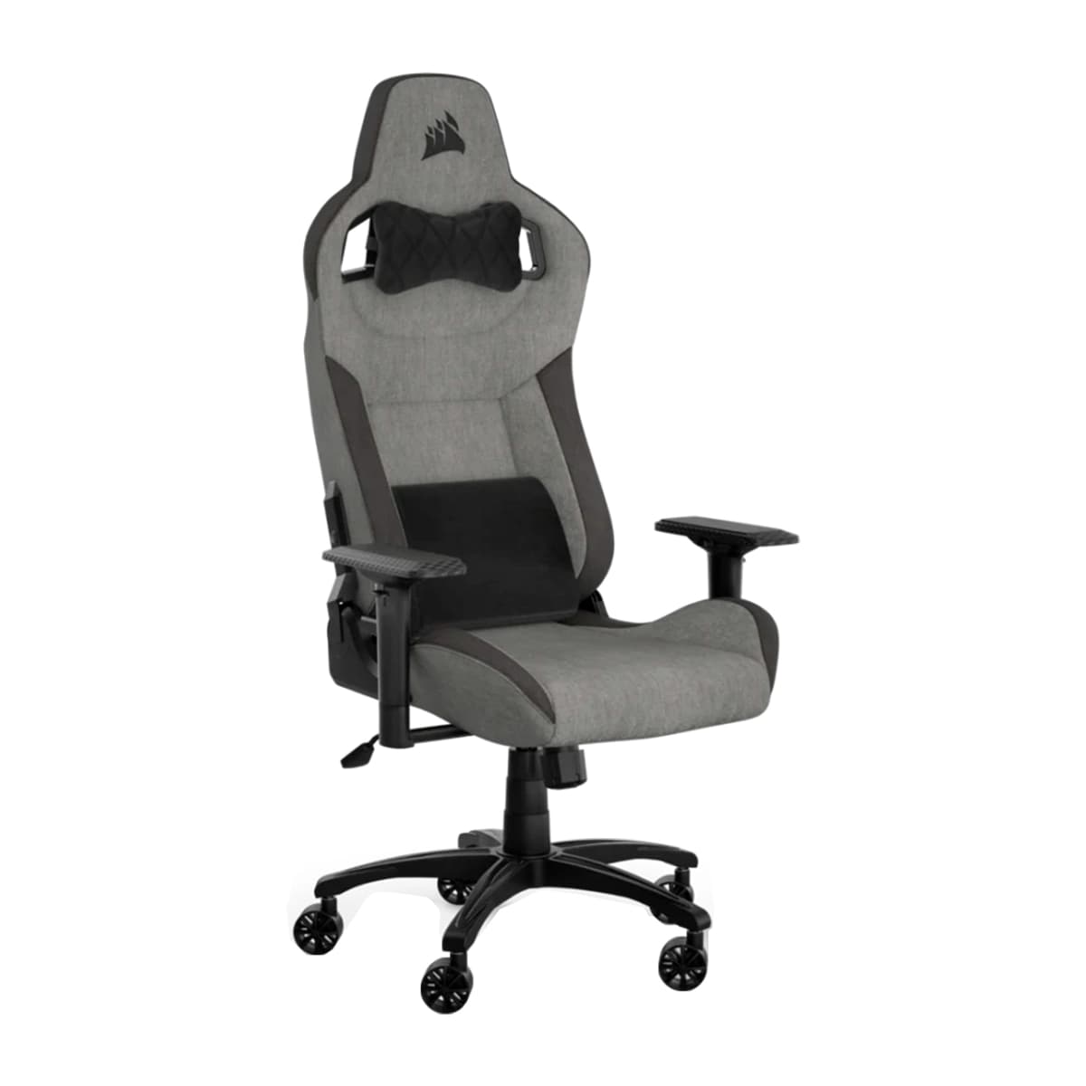 GAMING CHAIR CORSAIR T3 RUSH FABRIC GRAY-CHARCOAL — imagen 3
