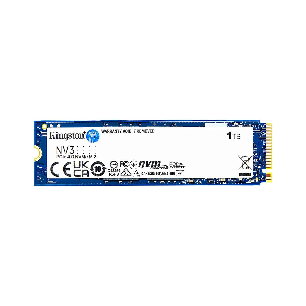 SSD KINGSTON 1TB M.2 2280 SNV3S-1000G PCIe 4.0 x 4 NVMe 6000-4000MB-s NAND 3D — imagen 5