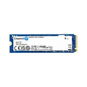 SSD KINGSTON 1TB M.2 2280 SNV3S-1000G PCIe 4.0 x 4 NVMe 6000-4000MB-s NAND 3D — imagen 1