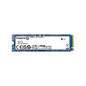 SSD KINGSTON 4TB M.2 2280 SNV3S-4000G PCIe 4.0 x 4 NVMe 6000-5000MB-s NAND 3D