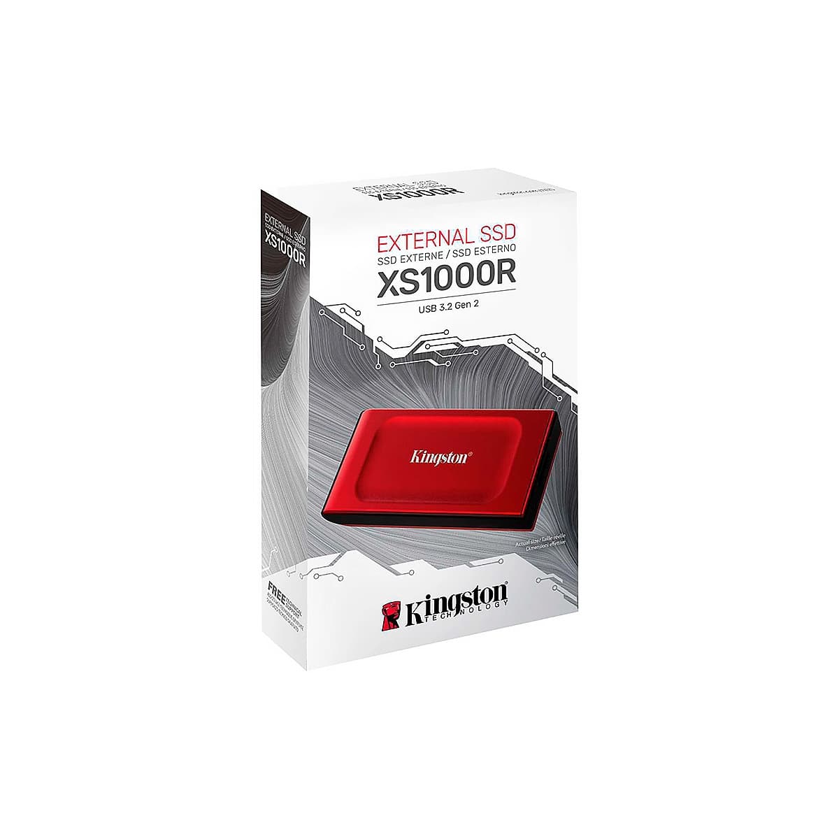 SSD KINGSTON 1TB SXS1000R ROJO PCIe 1050-MB-S USB 3.2 EXTERNAL — imagen 7