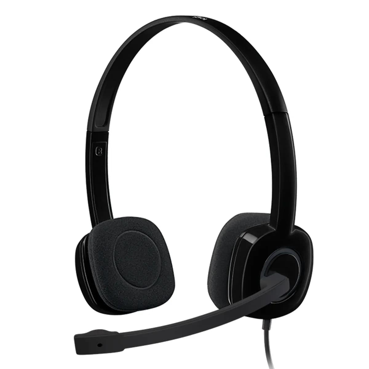 HEADSET LOGITECH H151 STEREO WIRED 1.8MTS CONEXION 3.5MM NEGRO — imagen 5
